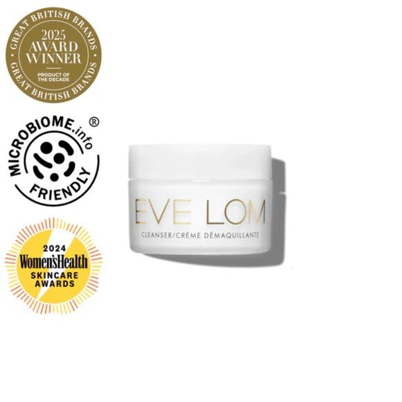 NWT Eve Lom Cleanser Travel Size 20ml + 1/2 Muslin Cleansing Cloth - Picture 3 of 5